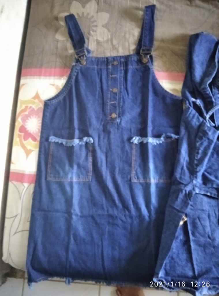 DRESS WANITA/DRESS JEANS WANITA MIDI 