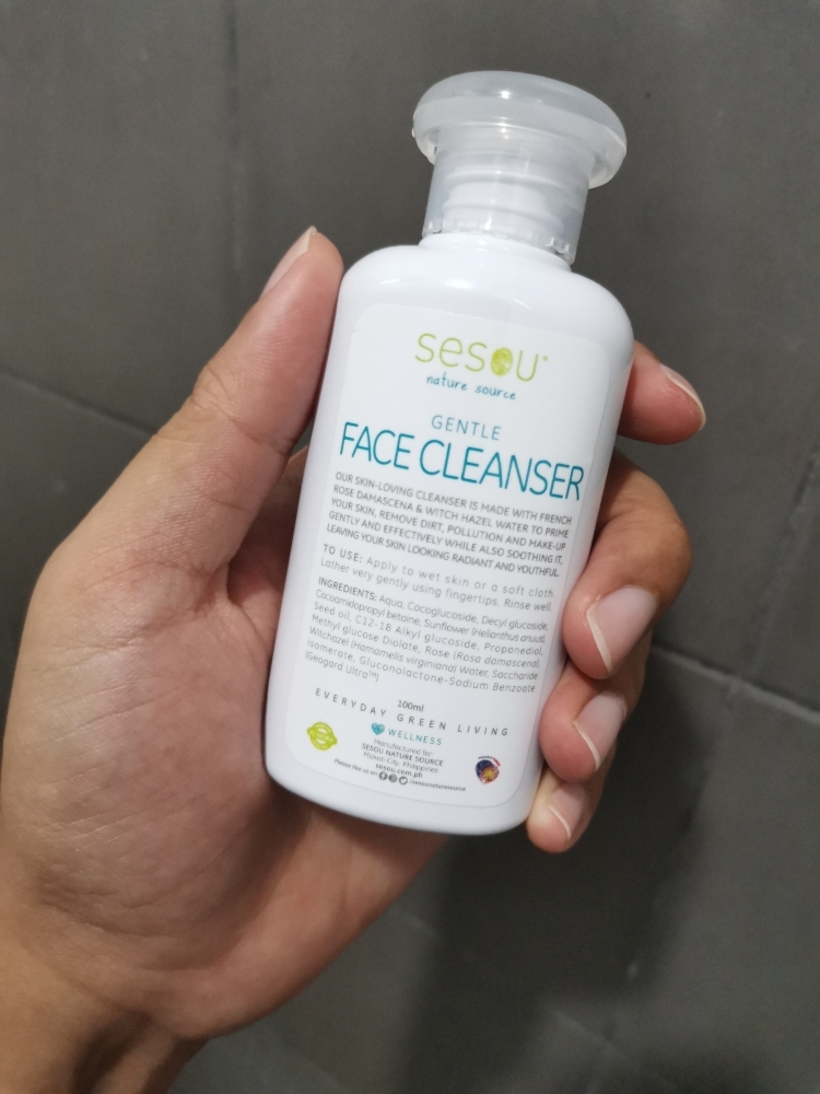 sesou nature source gentle face cleanser