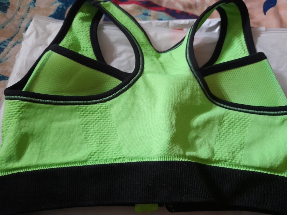 Sports Bra Padded for Gym Workout Bra Front Zip for Yoga Exercise