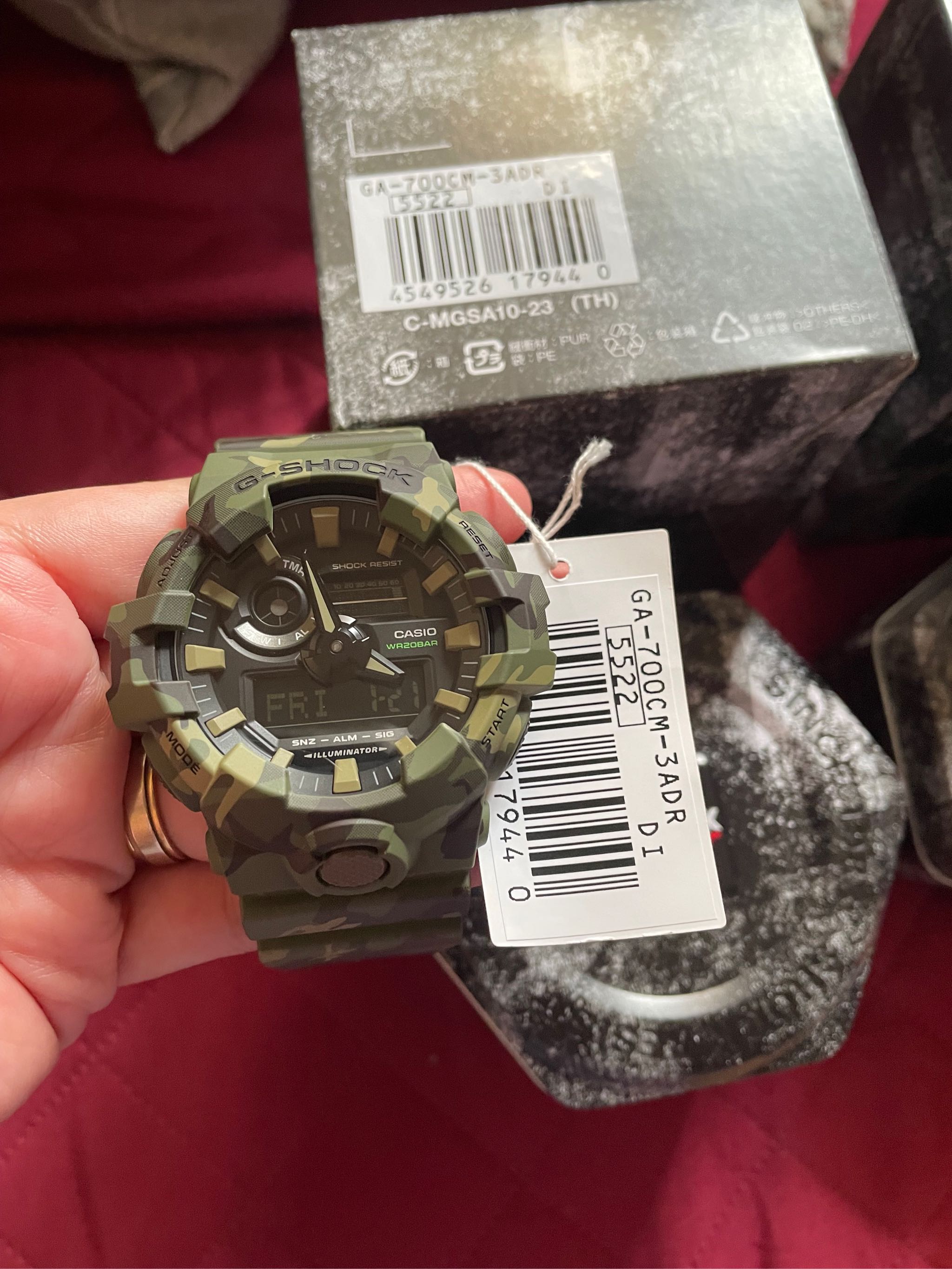 Ga700cm 3a Casio G Shock Ga 700cm Часы Casio G-Shock GA-700CM-3A