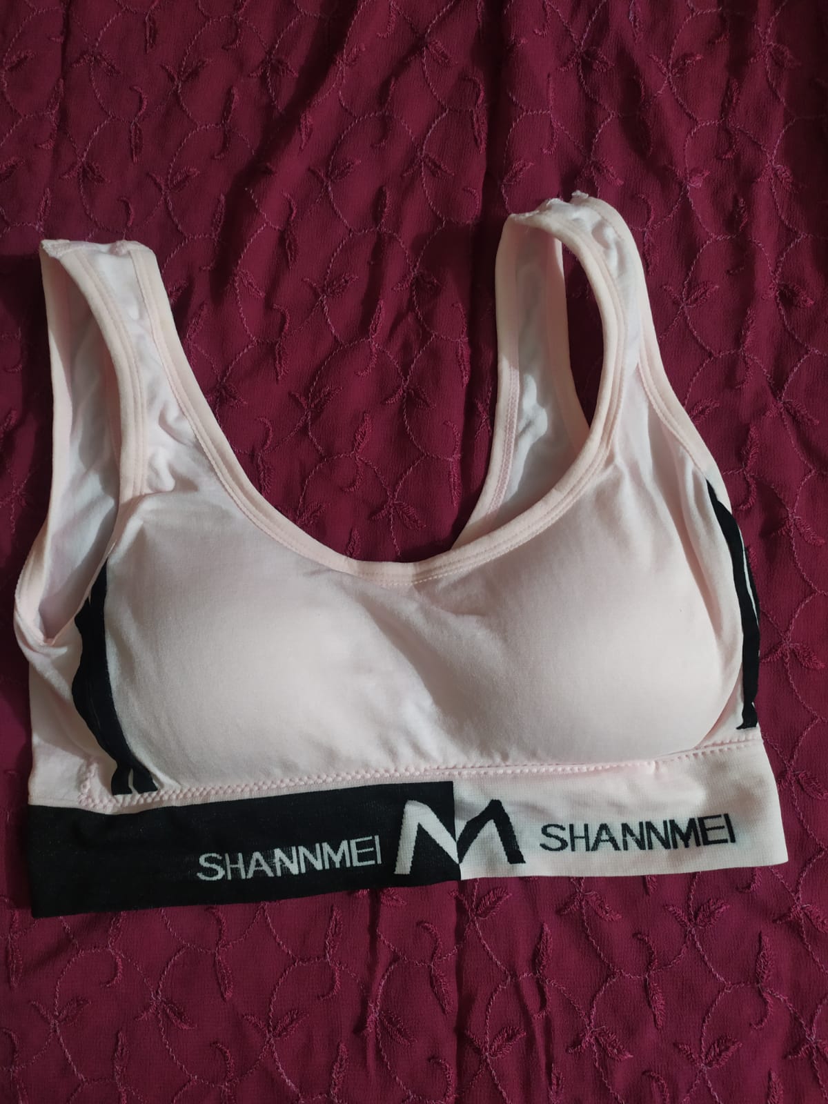 Sport Yoga Bra Sleeping Bra Vest M-Letter Wide No Steel Ring Bra