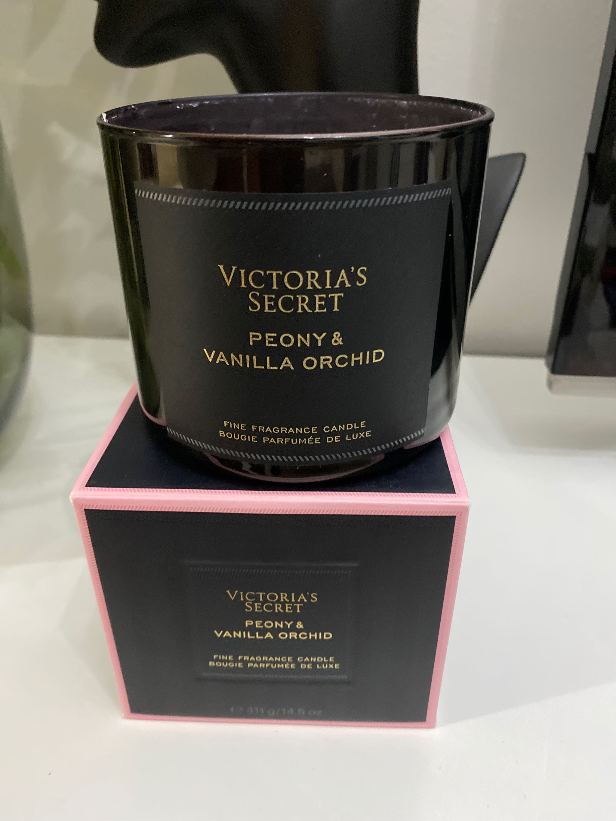 Victoria secret peony online and vanilla orchid candle