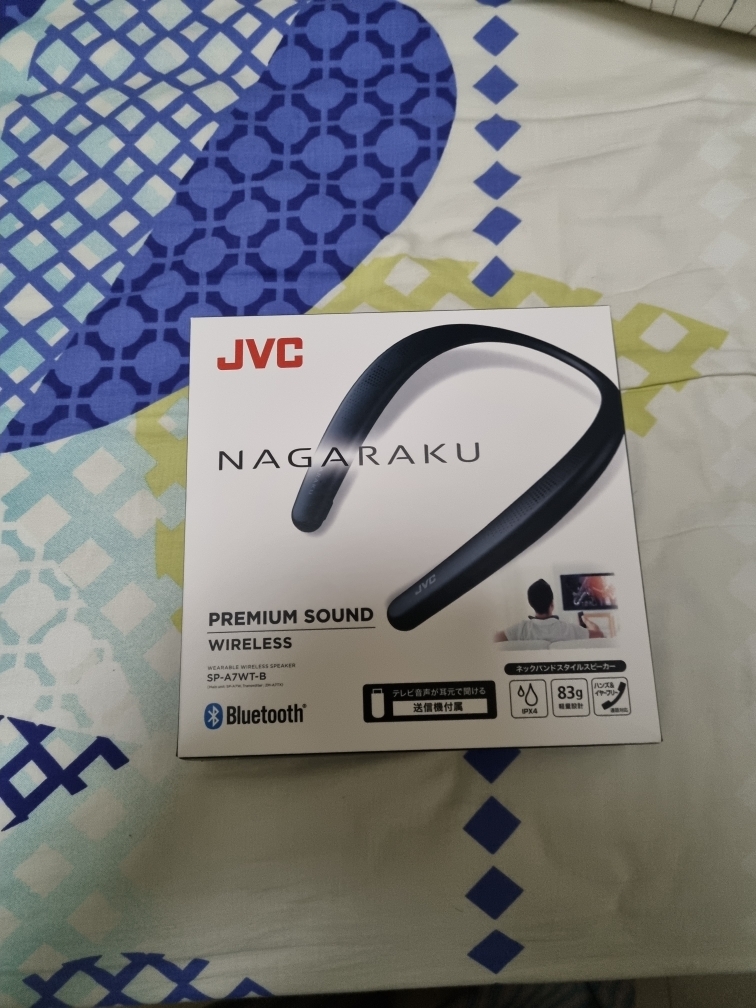JVC SP-A7WT-B NAGARAKU wearable neck speaker wireless