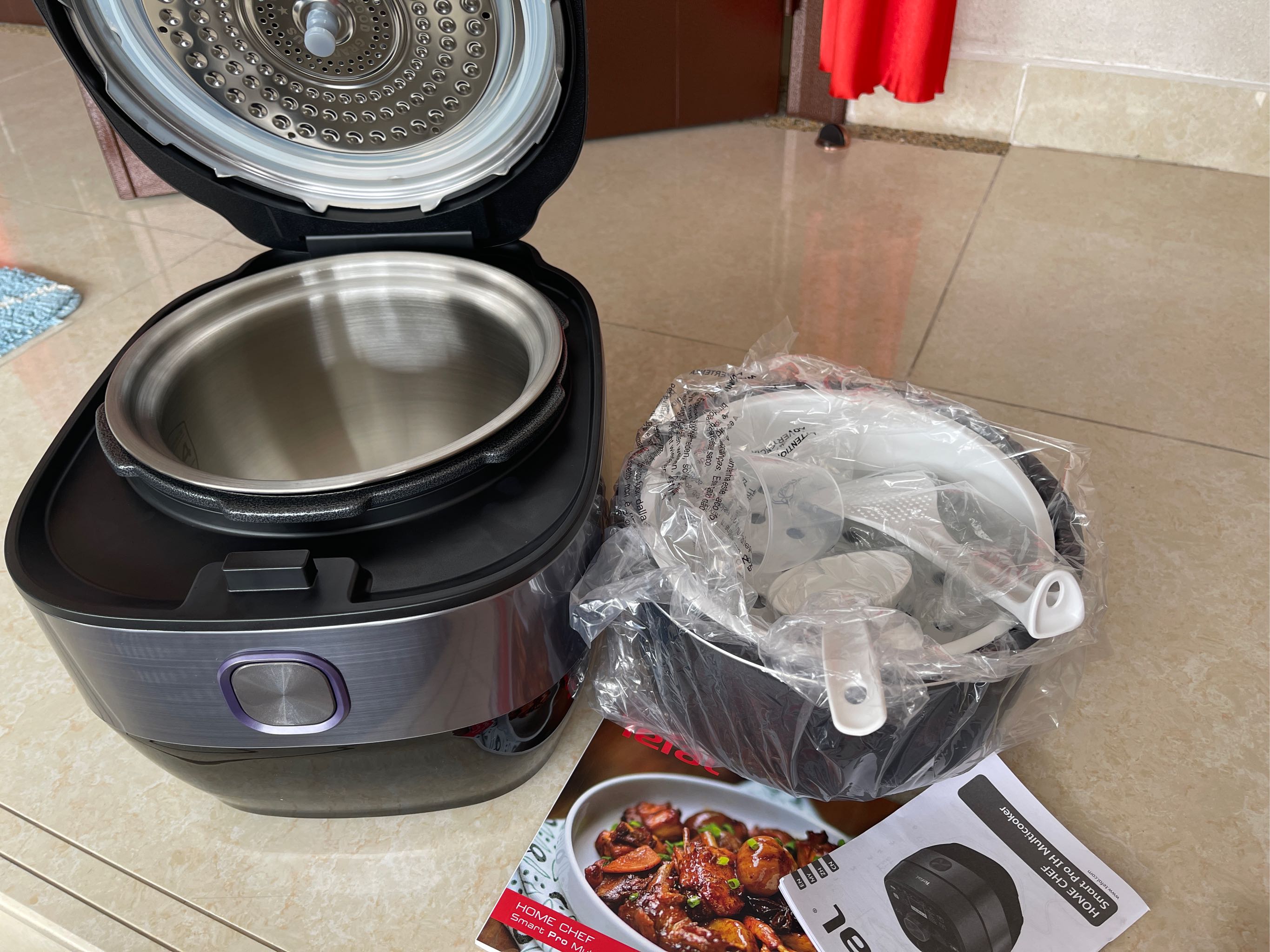 Tefal 5L Home Chef Smart Multicooker (Pressure Cooker), CY638D65+K3028912