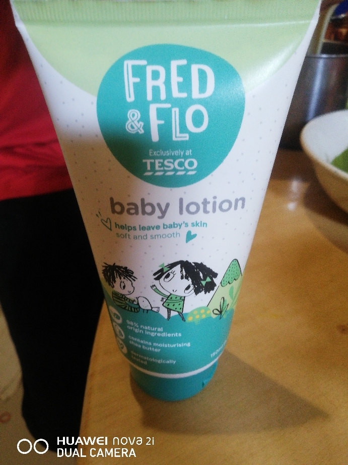 fred and flo baby lotion