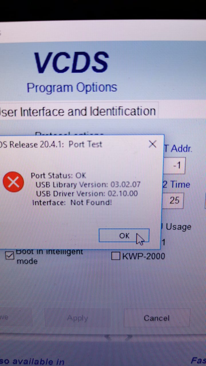 Vcds Usb Interface Not Found