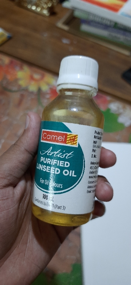 Camel Linseed Oil (for Oil Painting; 100ml) : : Office