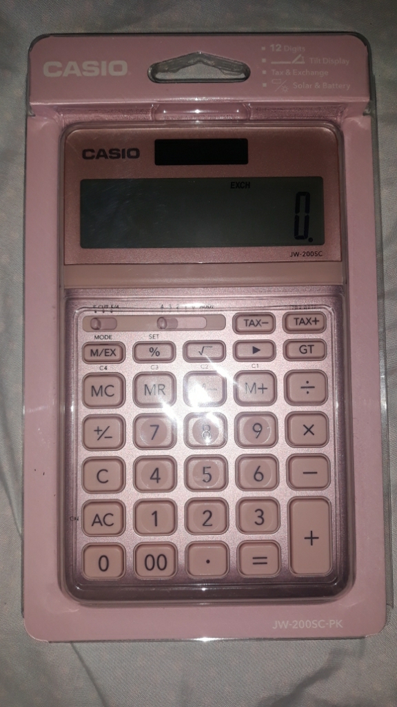 Casio Calculatrice de bureau JW-200SC - 12 chiffres - Rose - Calculatrices  de Bureaufavorable à acheter dans notre magasin