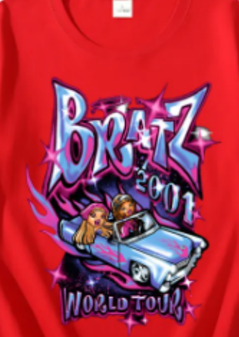 Y2K Aesthetic T-Shirt Bratz World Tour - Aesthetic Shop