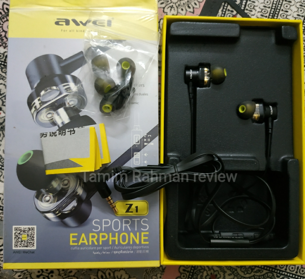 Awei z1 sports discount earphone