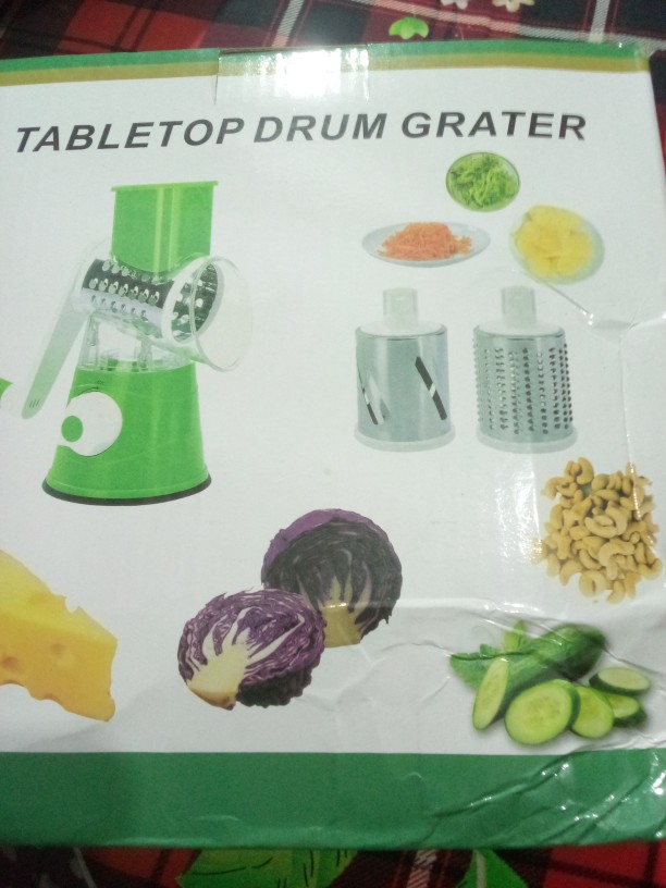 TABLE TOP DRUM GRATER VEGETABLE CUTTER – Big Mart