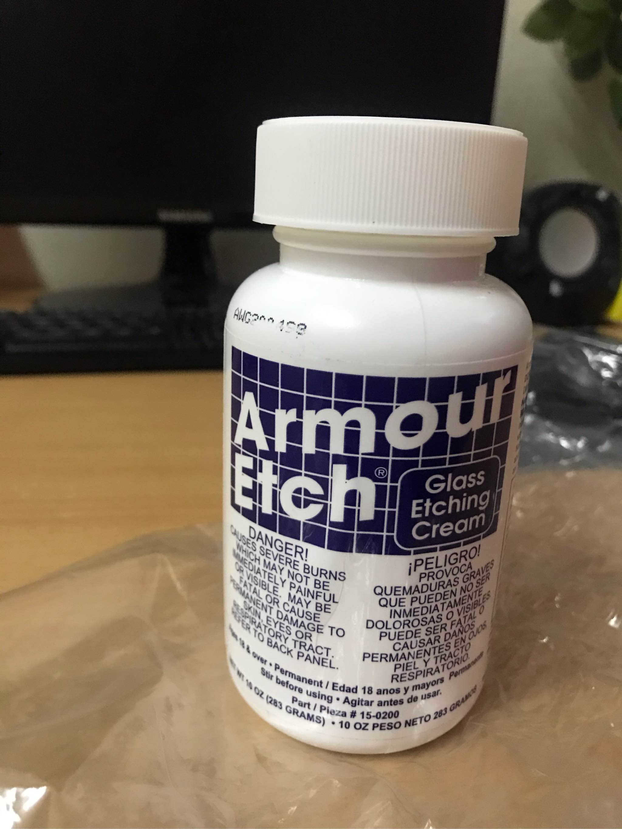 Armour Etch Glass Etching Cream 22 oz, Etching Cream For Glass