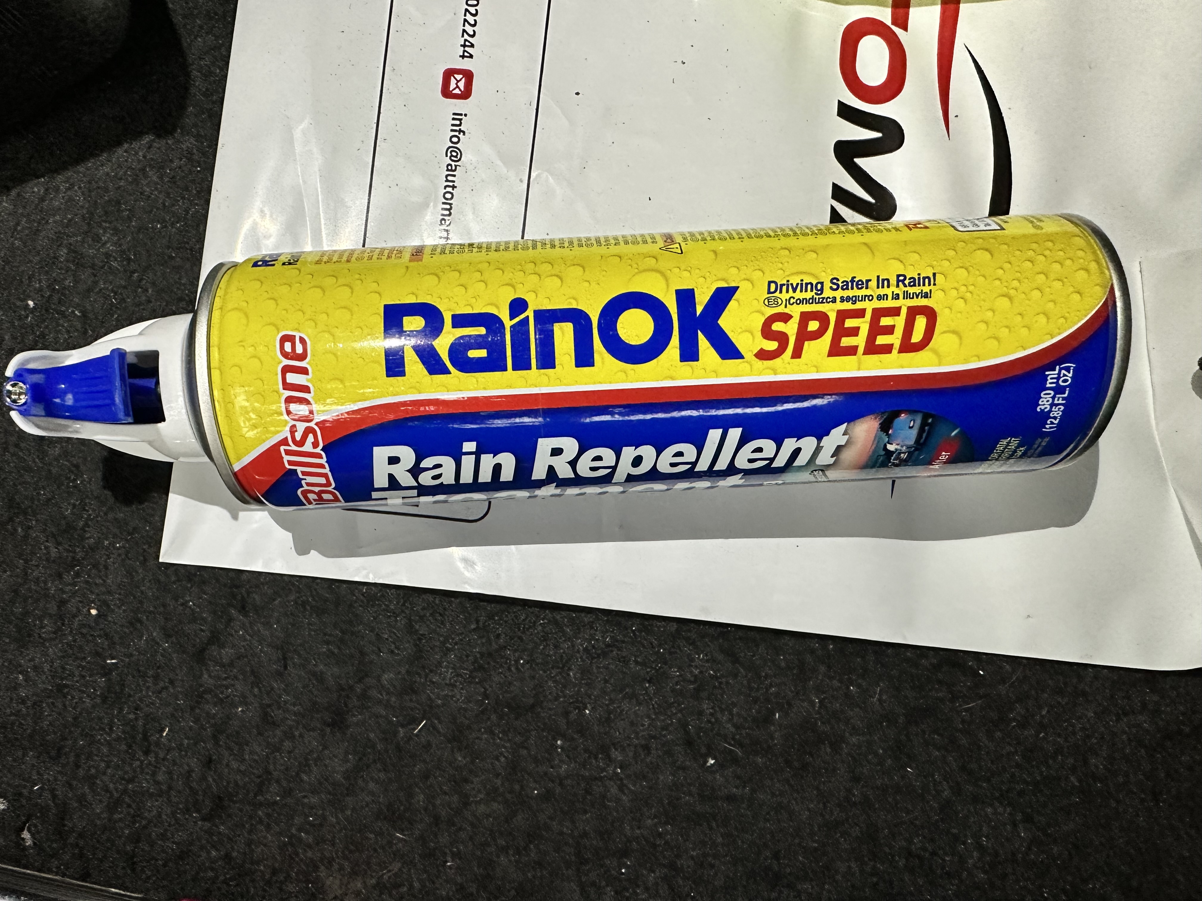 Bullsone Rain Repellant RainOK Speed Spray 380ml - Rain Water
