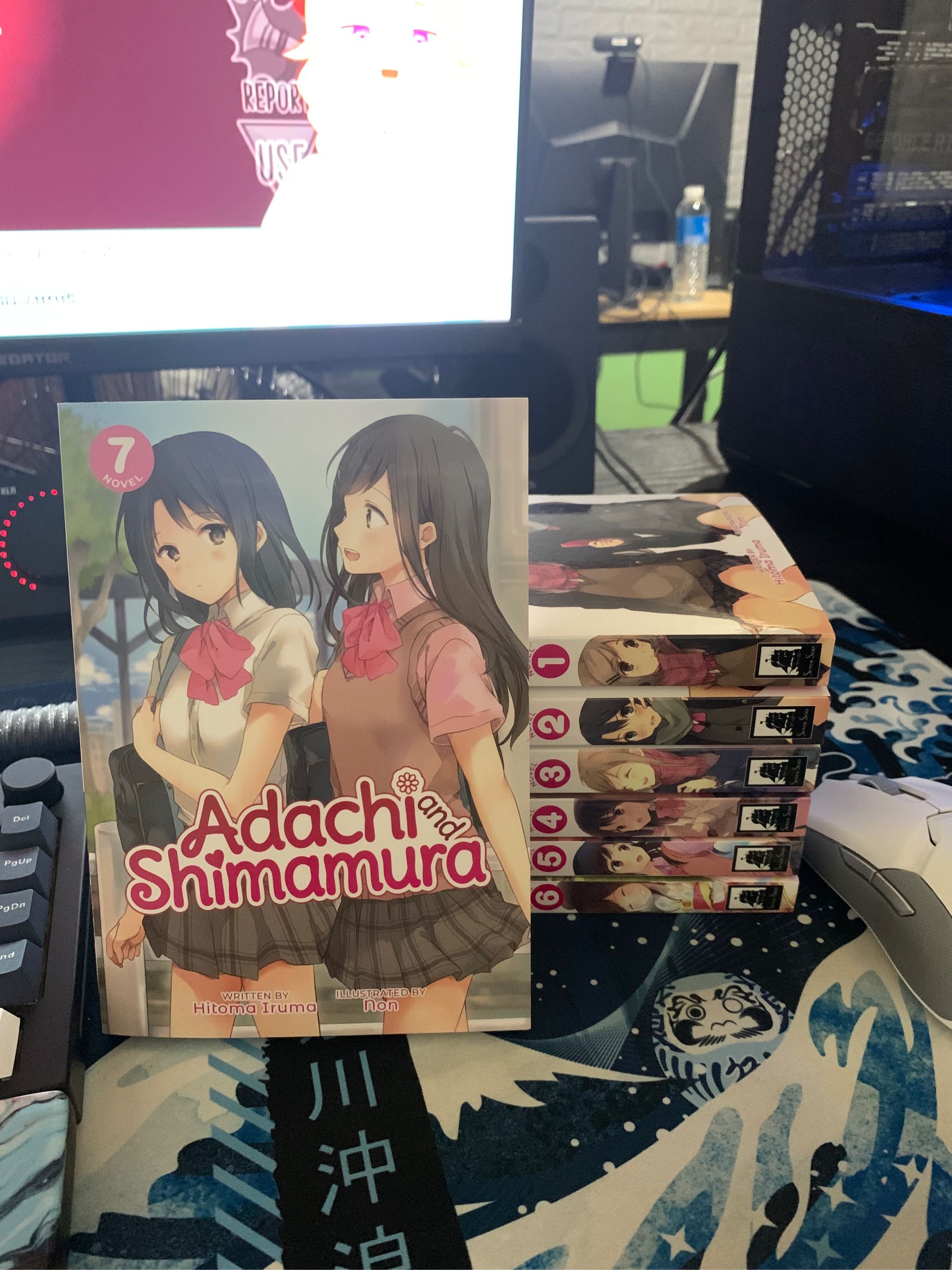 Seven Seas Entertainment on X: ADACHI AND SHIMAMURA (LIGHT NOVEL) Vol. 4, Hitoma Iruma and Non, #yuri slice-of-life, romance, anime, $13.99