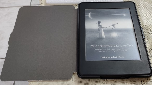 Aesthethic Botanical Blue Floral Kindle Paperwhite Case Cover, Kobo, Free Personalization - View #8