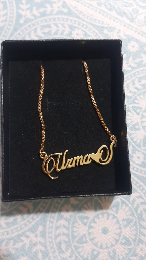 uzma name locket