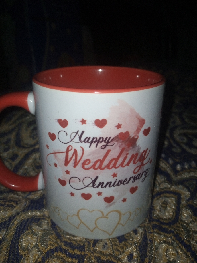 Wedding anniversary - Customize mug - Gift for couple - Happy anniversary -  Wedding gift - Anniversary gift - Gift for couple - Gift item