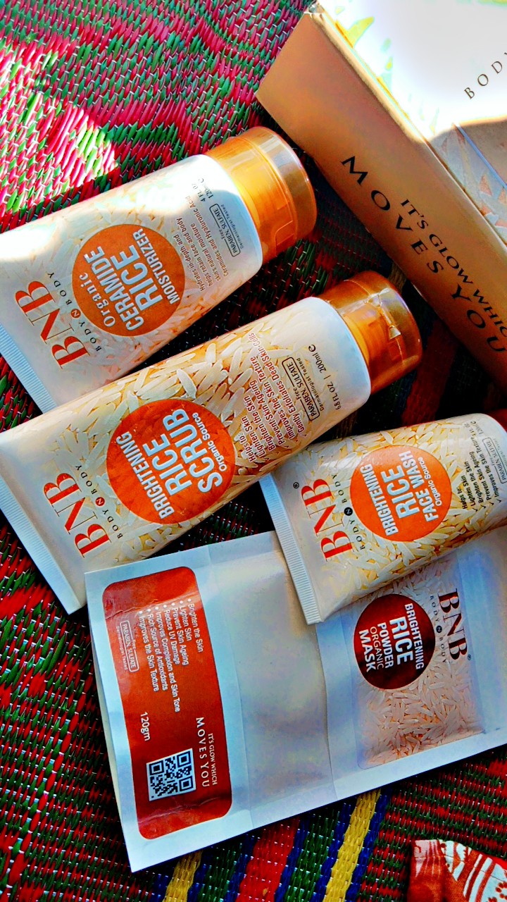 BNB Rice Glow Facial Kit 4 in 1 | Daraz.pk