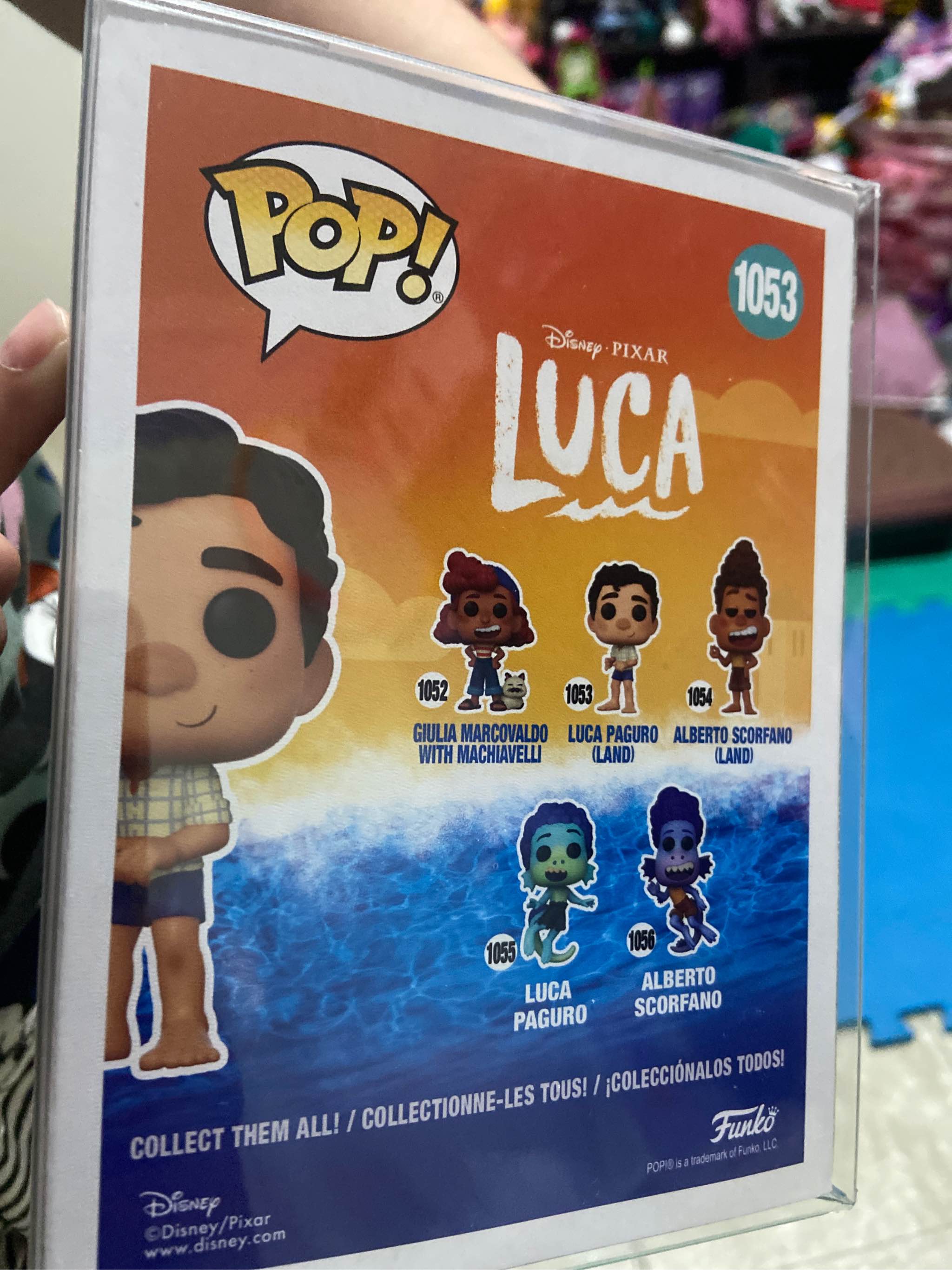 Funko pop disney luca luca paguro land 1053