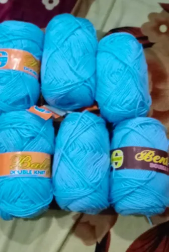 6 Pcs Pack - Thick Wool Thread - Oon Dhaga - Hook Yarn - 4ply Thick Crochet Wool  Thread - Needle Knitting Thread Dyed