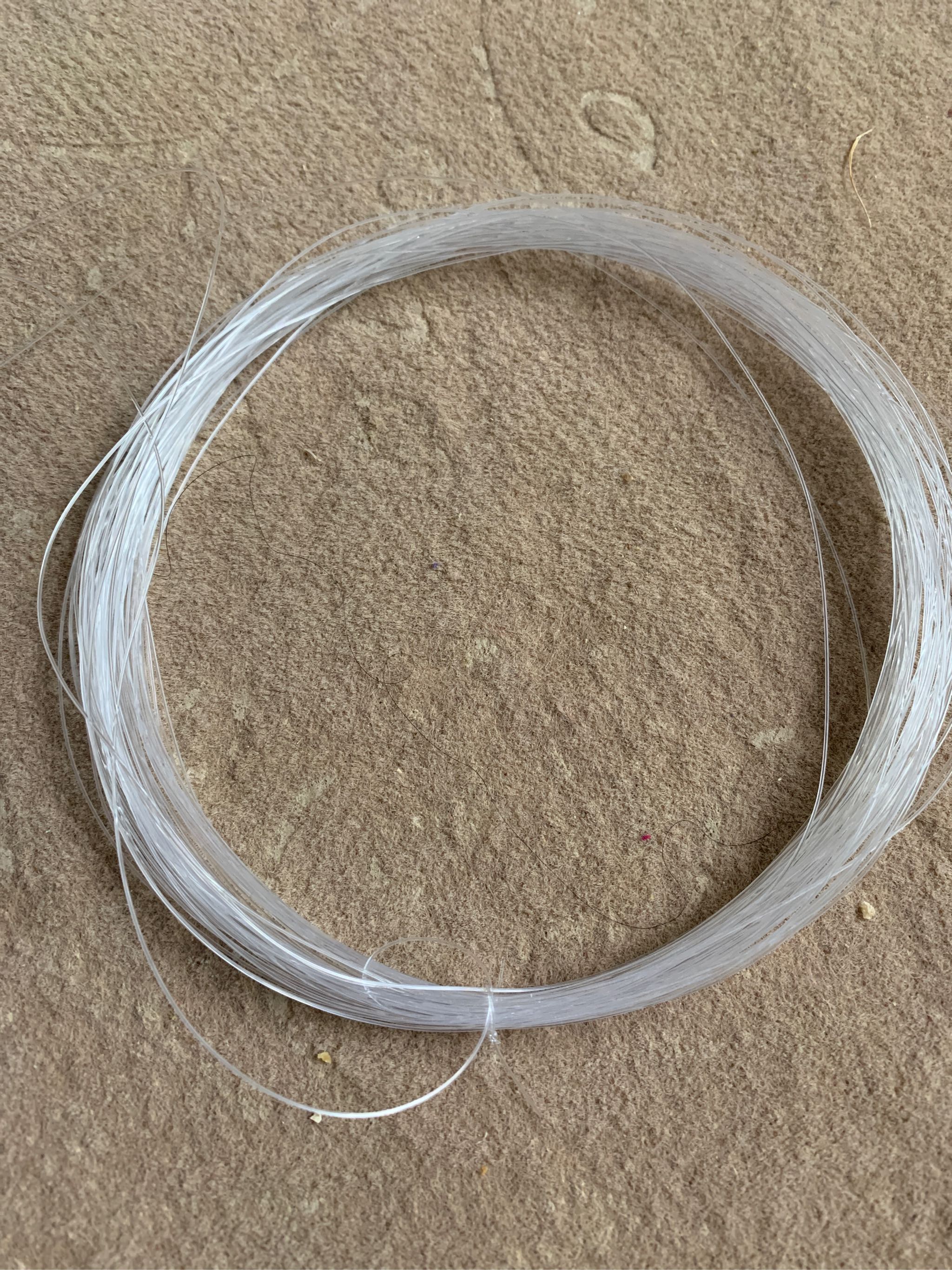 Nylon Wire 10 Pieces 0.5mm and 0.7mm Art and Craft material Jewellery