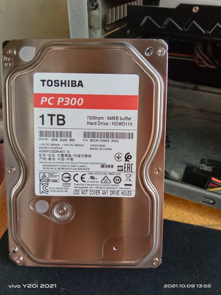 7200 Rpm Toshiba Pc P300 1tb Price Toshiba P300 1TB Desktop PC