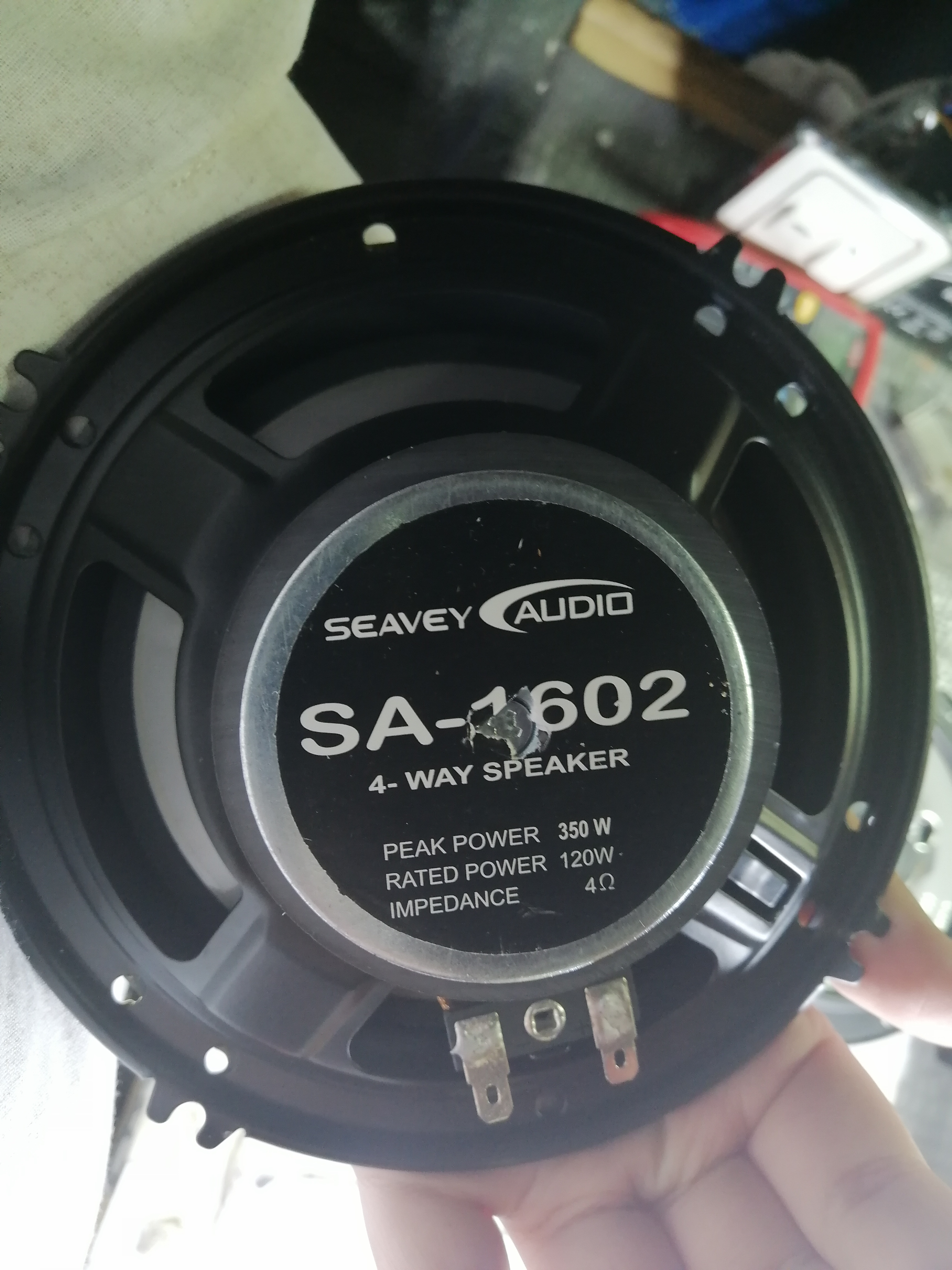  Seavy 6.5 Inch 2 Way Car Speakers With Tweeter 100 Watt For Car and Home Entertainment
