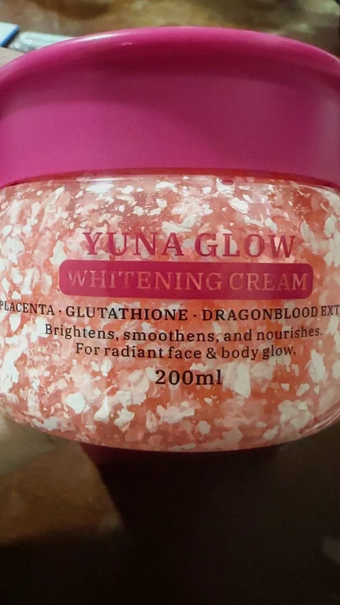 BMRS Yuna Glow Whitening Cream For Face And Body With Placenta, Glutathione,  & Dragon Blood Extract Helps Whiten And Even Out Skin Tone Revitalizing  With Powerful Antioxidants