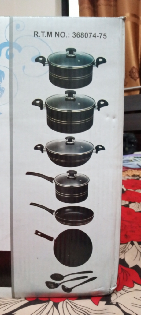 Kinelco 4 Non-stick Aluminum Cooking Pots