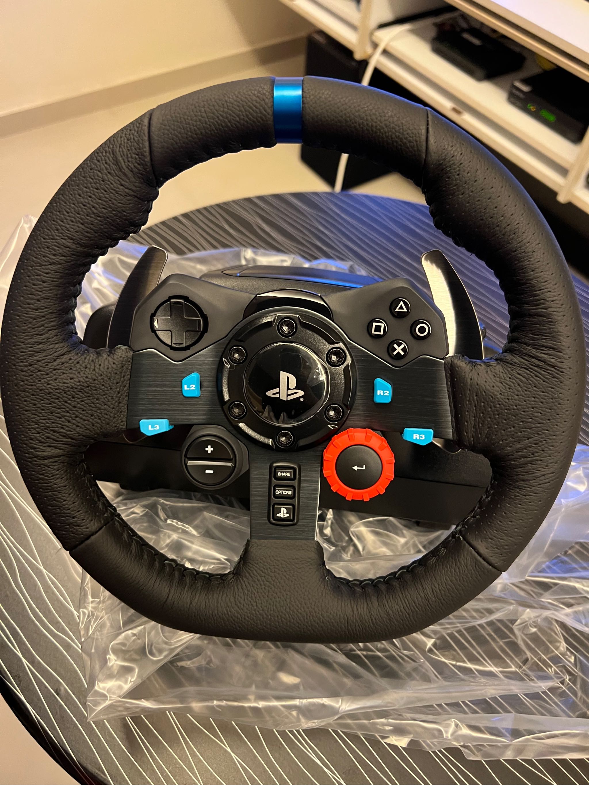 Logitech G29 Driving Force Racing Wheel and Floor Pedals, Real Force  Feedback, Stainless Steel Paddle Shifters, Leather Steering Wheel Cover for  PS5, PS4, PC, Mac Black Lazada Singapore