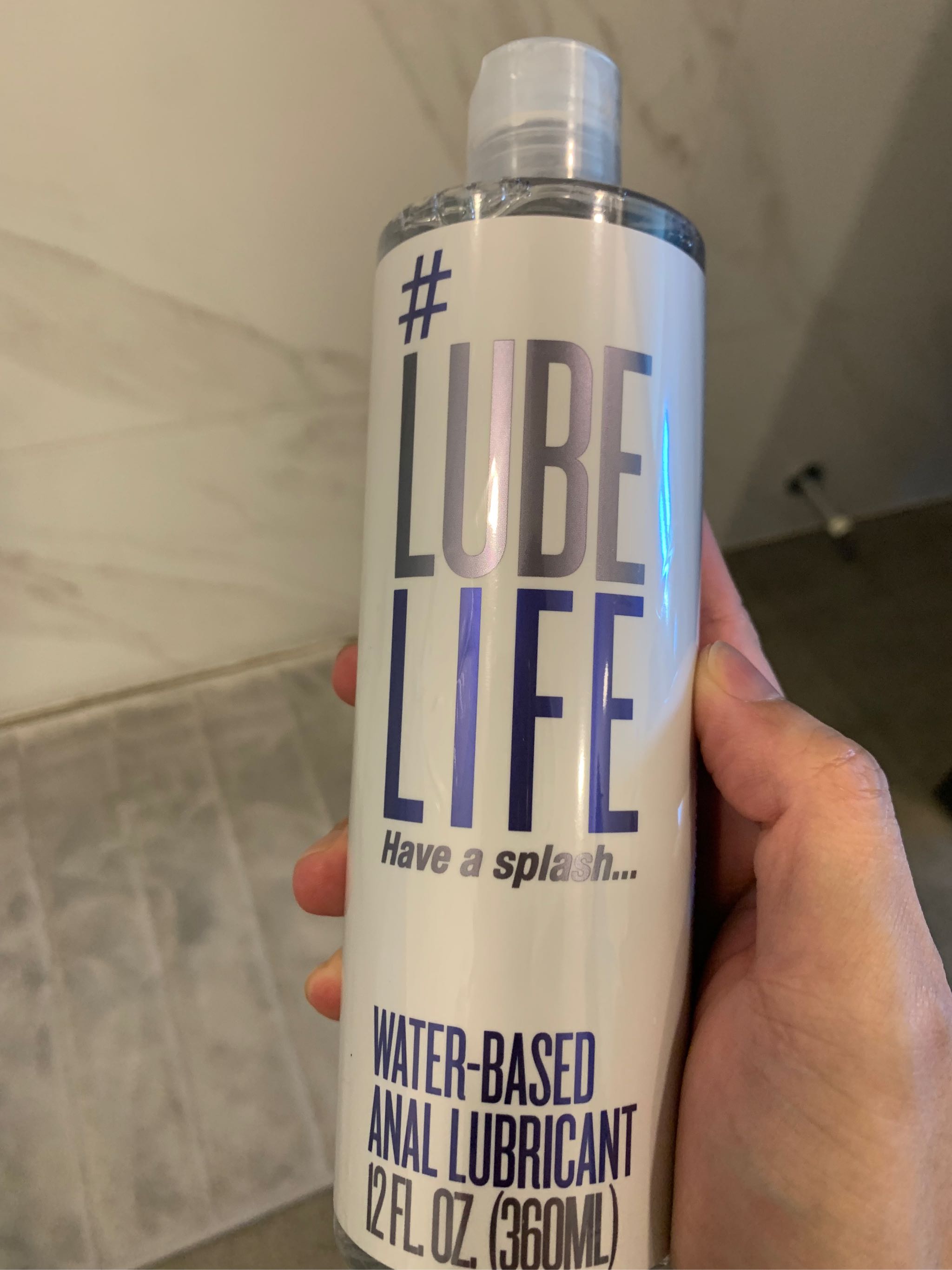 lubelife water-based anal lubricant Lube Life, Anal Lube, 8 fl oz, Extra Thick Water-Based Lubricant main image 1