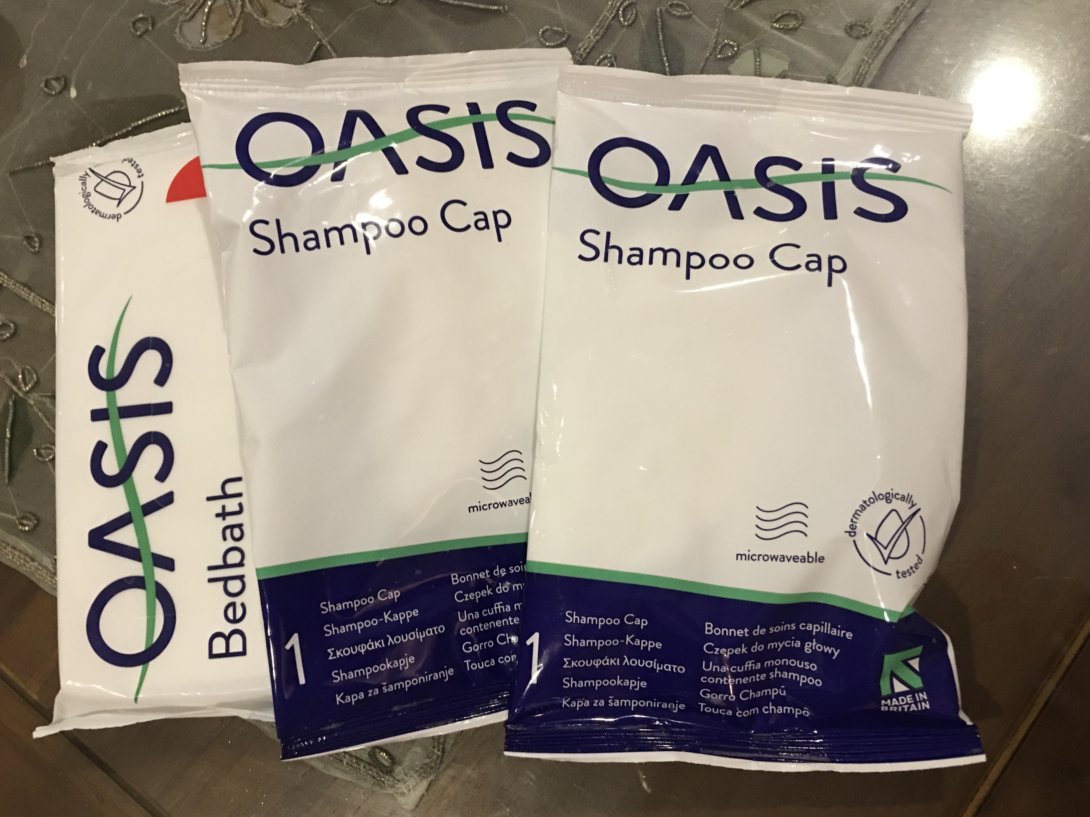 oasis shampoo cap