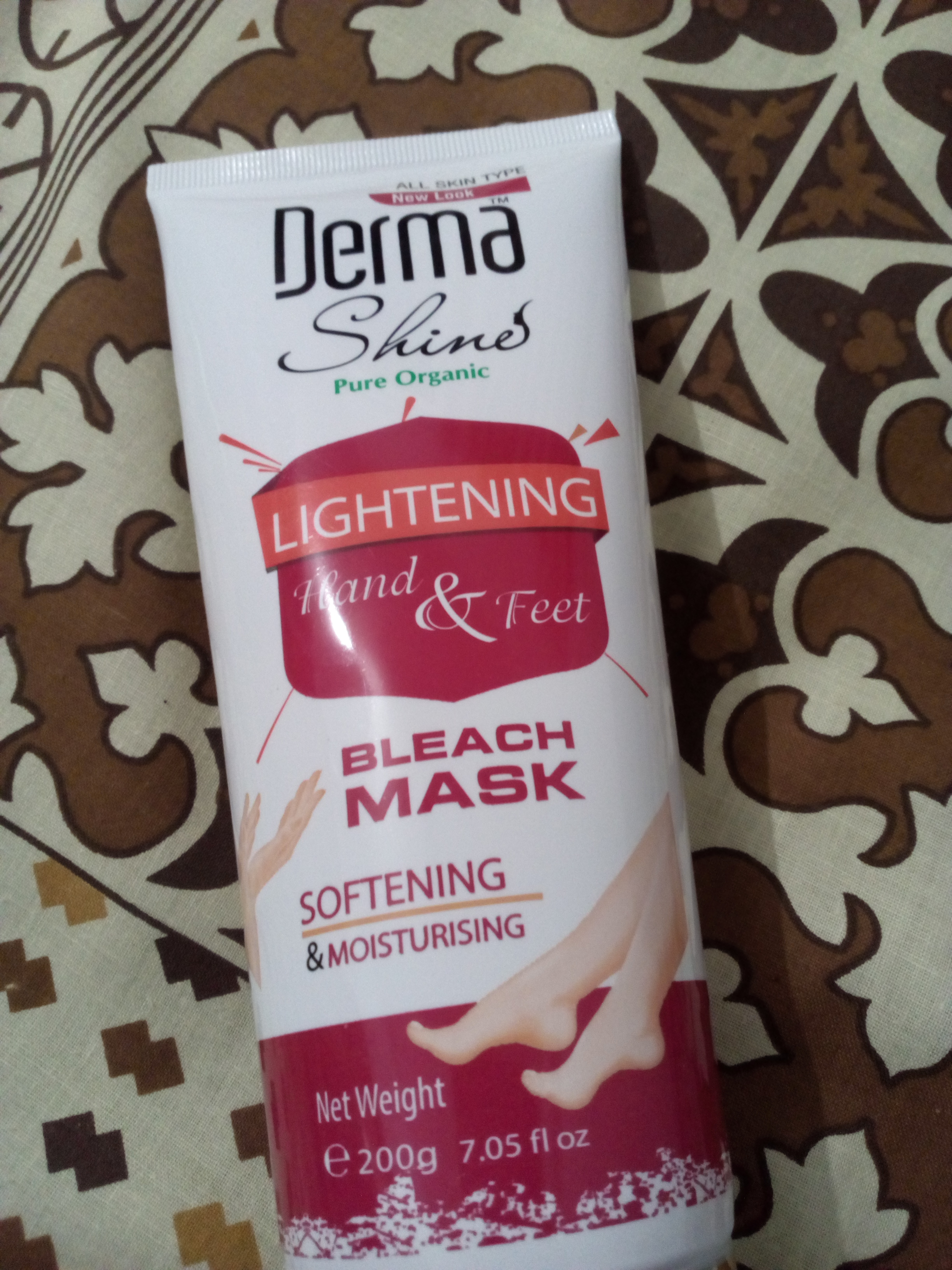 derma shine hand foot bleach