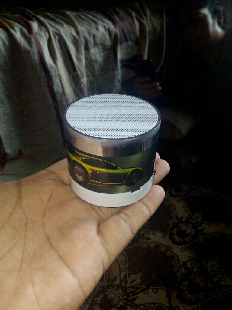 Mini bluetooth Led Super bass speaker with auxSD card Supported Portable For All Bluetooth Connectivity DevicesFA168