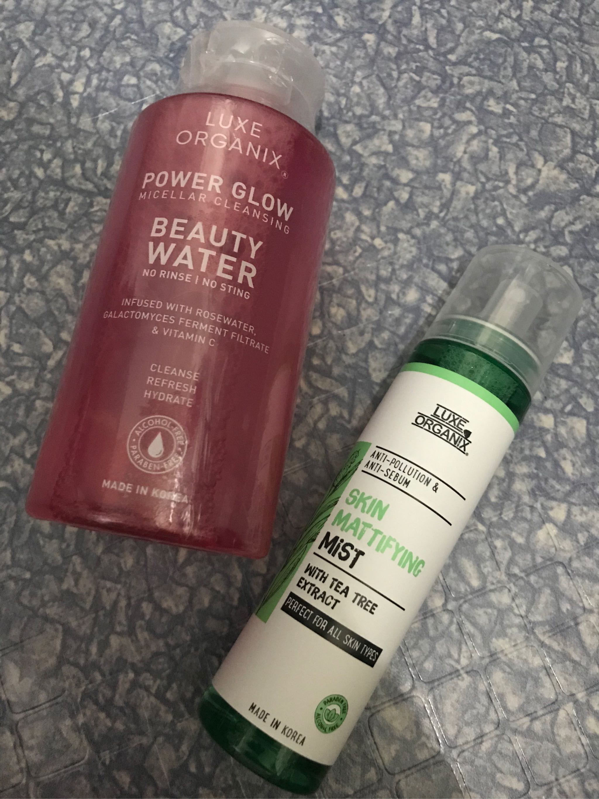 luxe organix micellar water