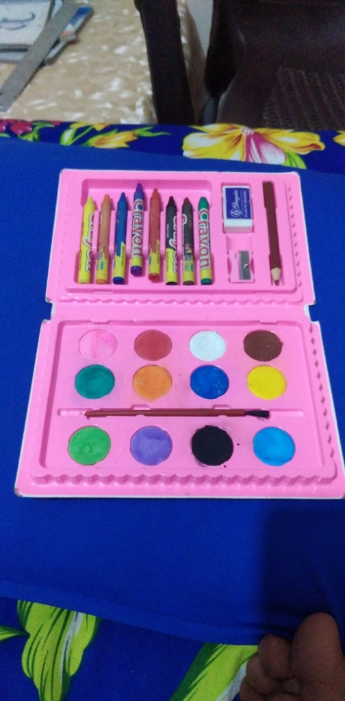 24 Pieces Art Colour Kit Colours Box For Kids