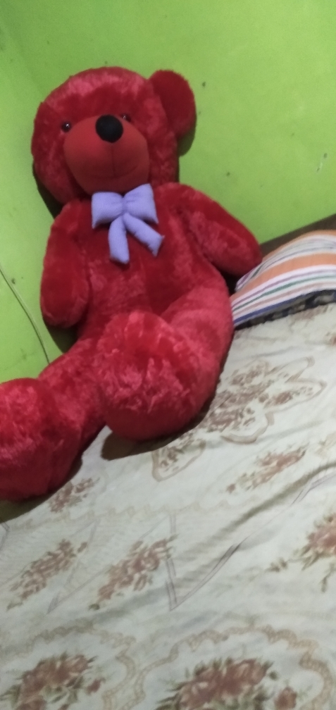 Teddy Bear In Red Colour Off 65