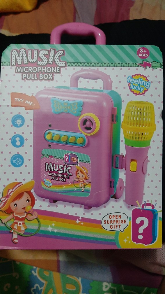 Barbie molded karaoke machine suitcase and doll carrier hot sale