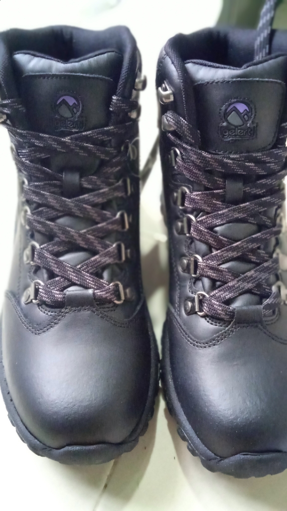 Gelert Womens Leather Ladies Walking Boots (Black) Sports Direct