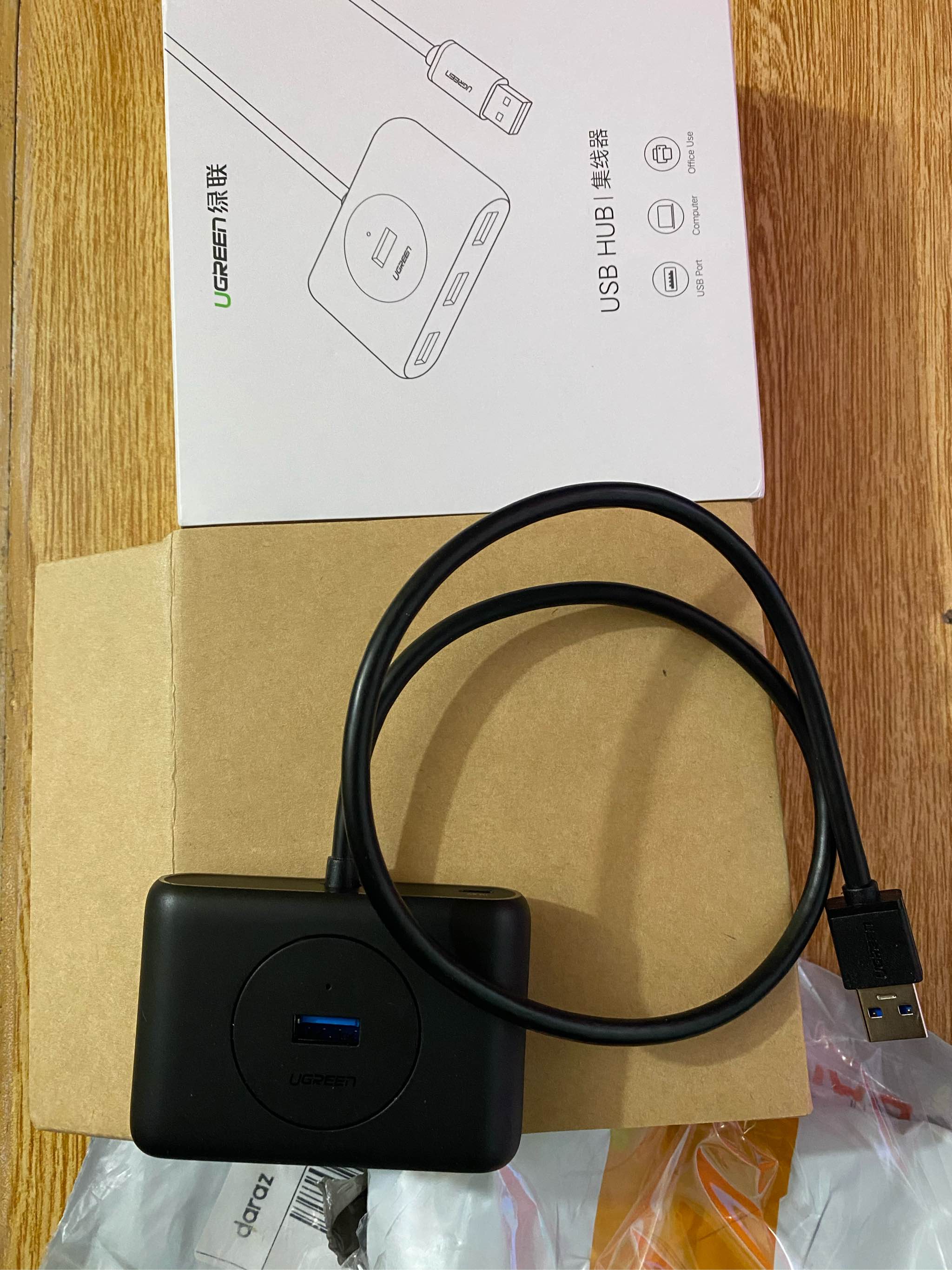  Ugreen USB HUB 3.0 External 4 Port USB Splitter Micro USB Power Port For IMac Computer Laptop Accessories HUB USB 3.0