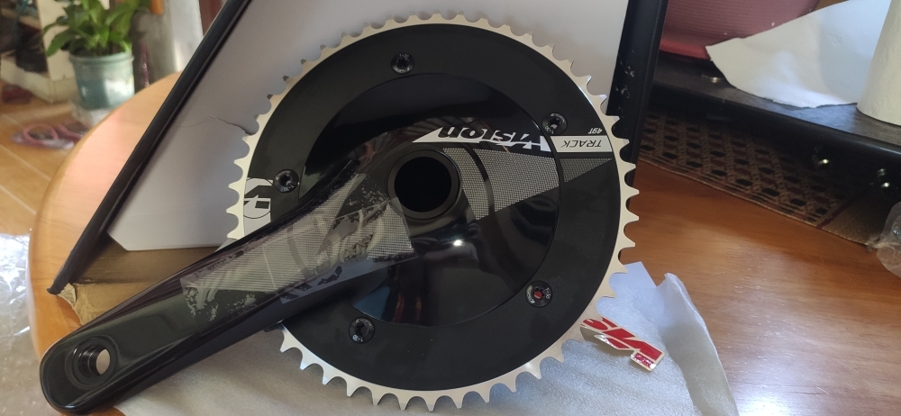 Vision Track Crankset Aluminium Alloy Crankset 49T 170/165Mm