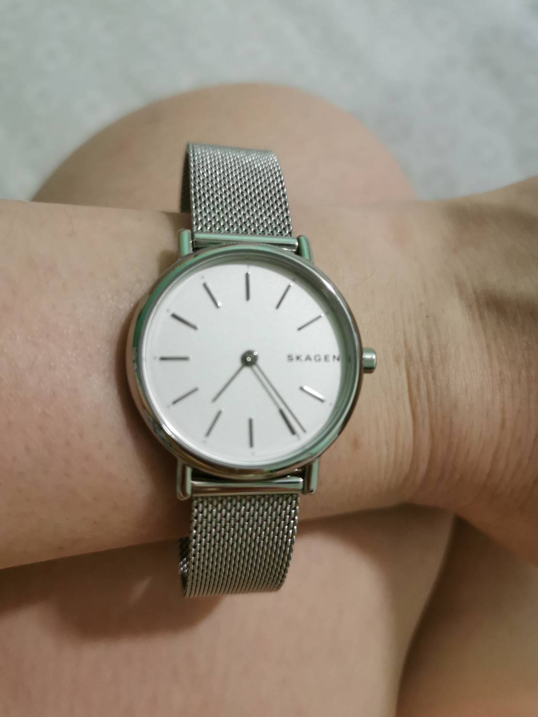 100% Original) Skagen Ladies SKW2692 Signature Slim Stainless