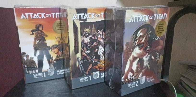Attack on Titan Season 1 Part 1 Manga Box Set  