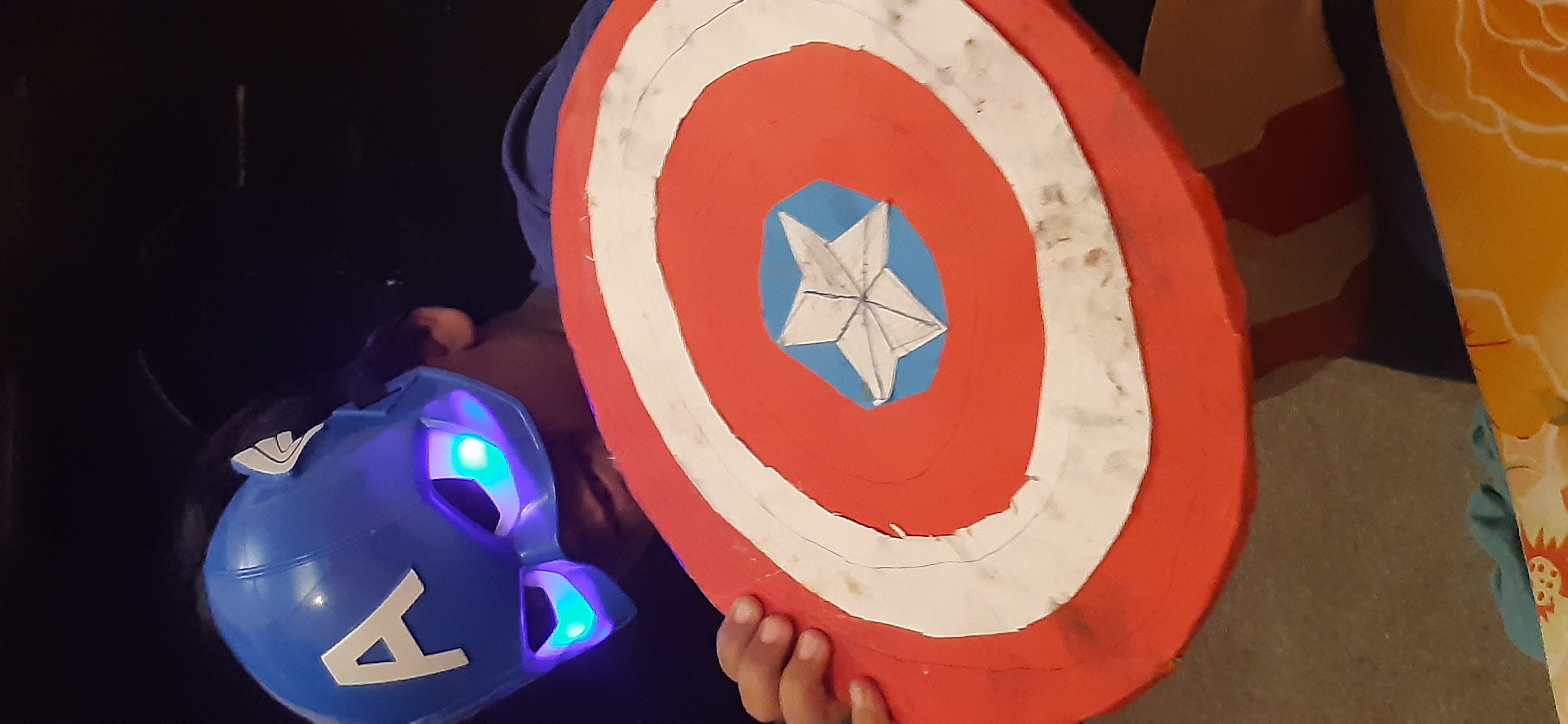 Super Hero Captain America Toy Light Mask - Main Image