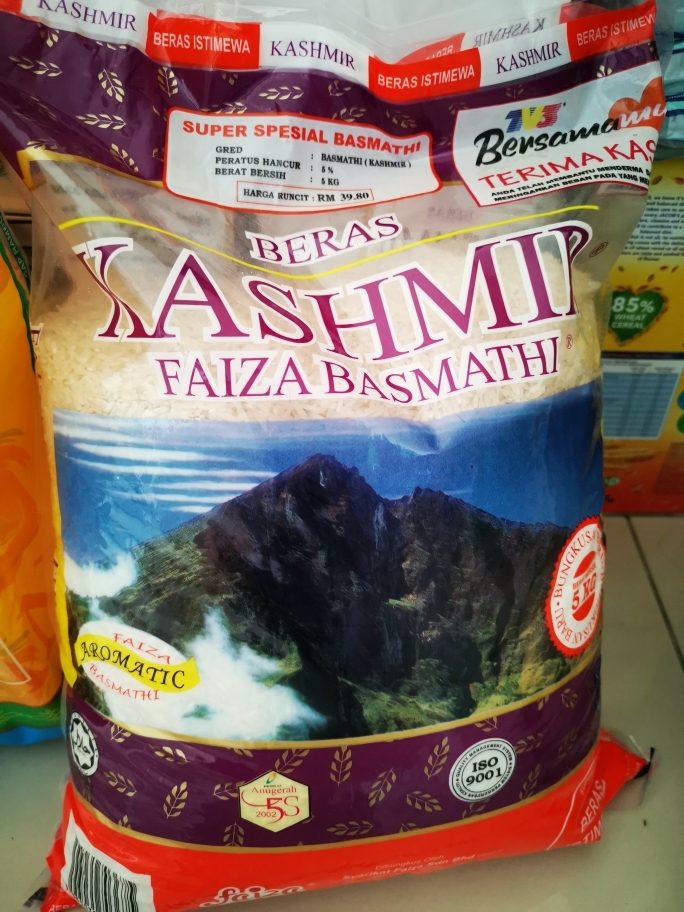 Kashmir Beras Faiza Basmathi Rice 5kg Lazada