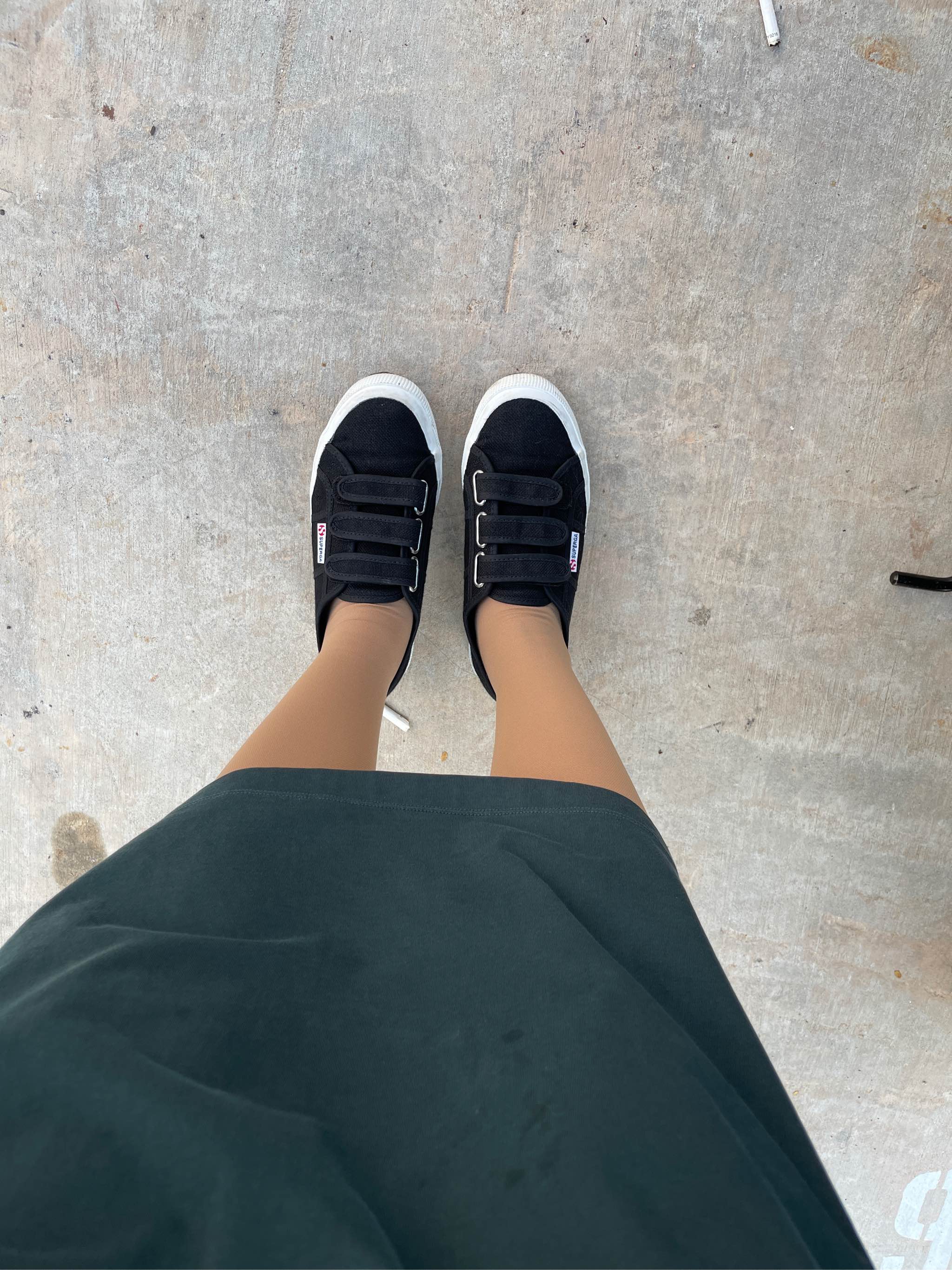 Superga best sale strap black