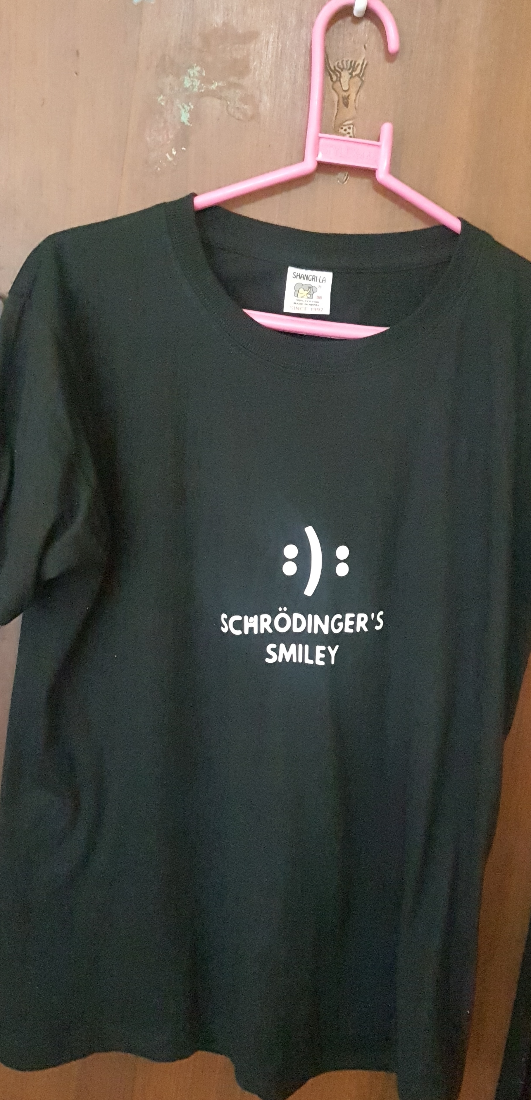 schrodinger smiley t shirt myntra