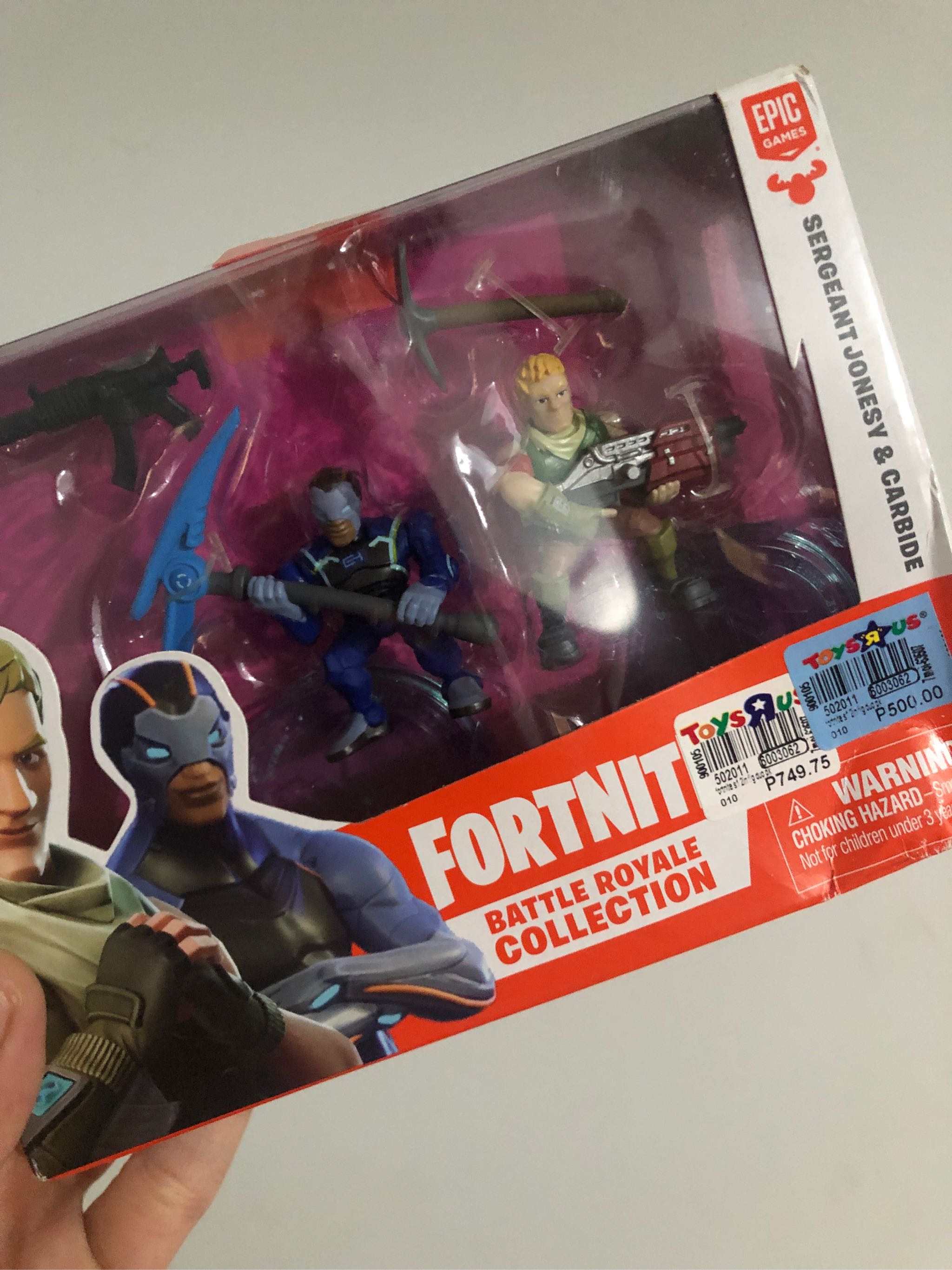 Fortnite Mini Carbide E Sargento Jonesy - Fun Divirta-se