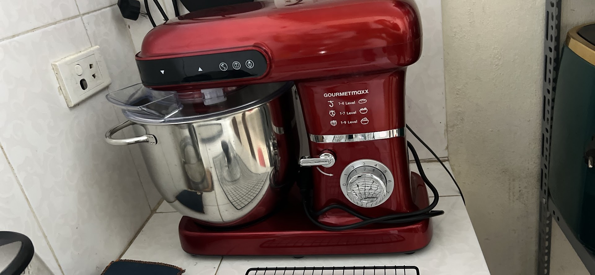 Máy trộn bột GOURMETmaxx 12L 2200W GMSM-12L - trộn 2.5 kg bột có hẹn giờ  chạy siêu êm (Black) Máy Trộn Bột Cho Kinh Doanh Nhỏ Máy Trộn Bột Chất  Lượng Cao -