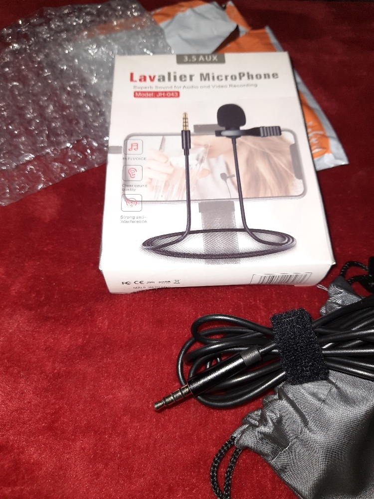 Micrófono de solapa plug 3.5 Lavalier JH-043 - Reset Store